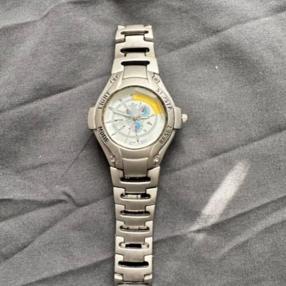 Denacci Men's Watch YT0996 White Dial Silver Bracelet Band Japan Mvt SS